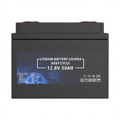 Marine 12V 50Ah LiFePO4 Battery Pack Lithium Iron Phosphate Rechargeable Battery