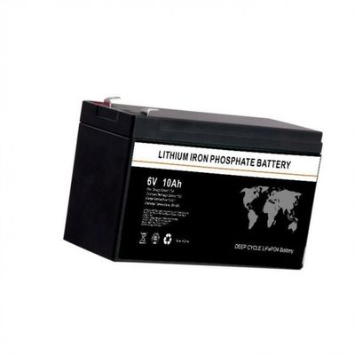 6 Volt 10Ah Lithium Iron Phosphate Battery Pack