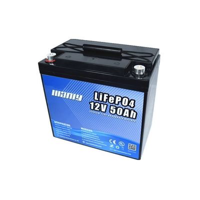 640Wh Capacity 12V 50Ah RV LiFePO4 Battery Rechargeable Lithium Ion