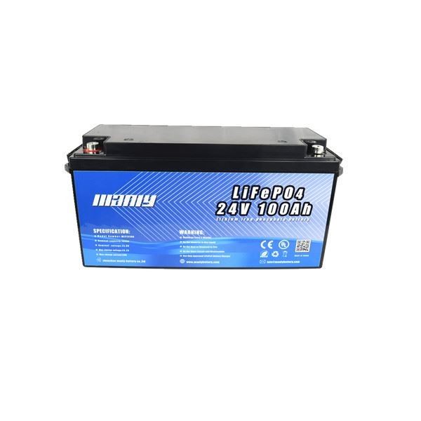 2000 Times 24V 100Ah Lithium Ion Battery Pack Lead Acid Replacement